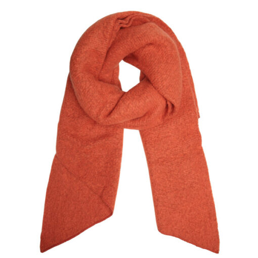 Gebreide-sjaal-oranje-zachte-stof-sjaal-kopen