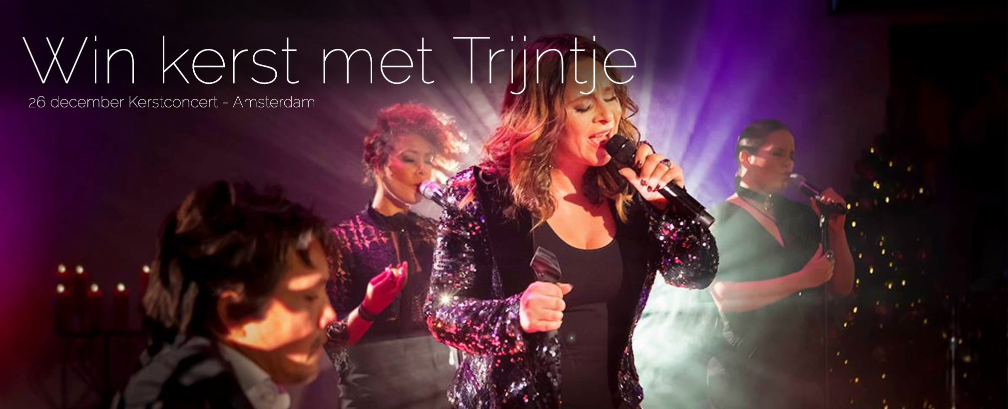 Kerst vieren met Trijntje Oosterhuis in Amsterdam. Win!